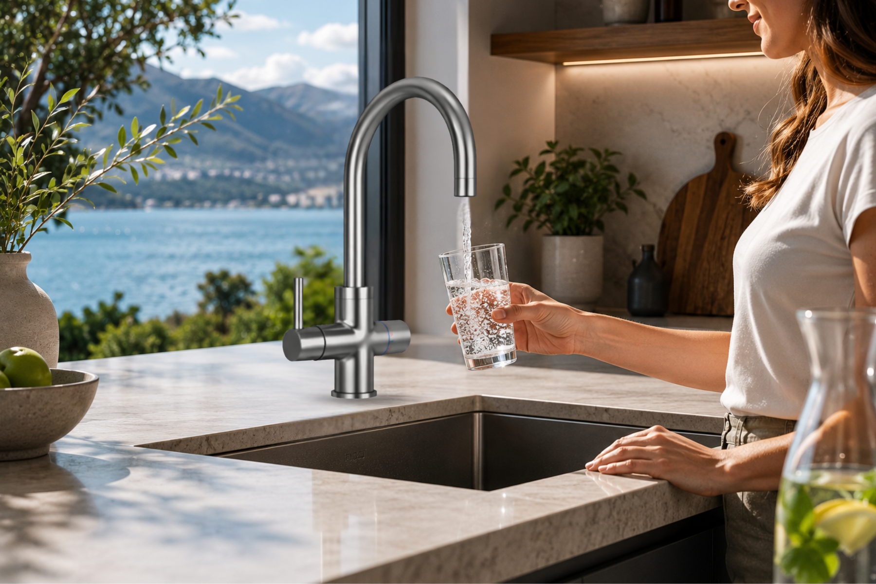 Neotap Multi in a newly renovated Waiheke home.